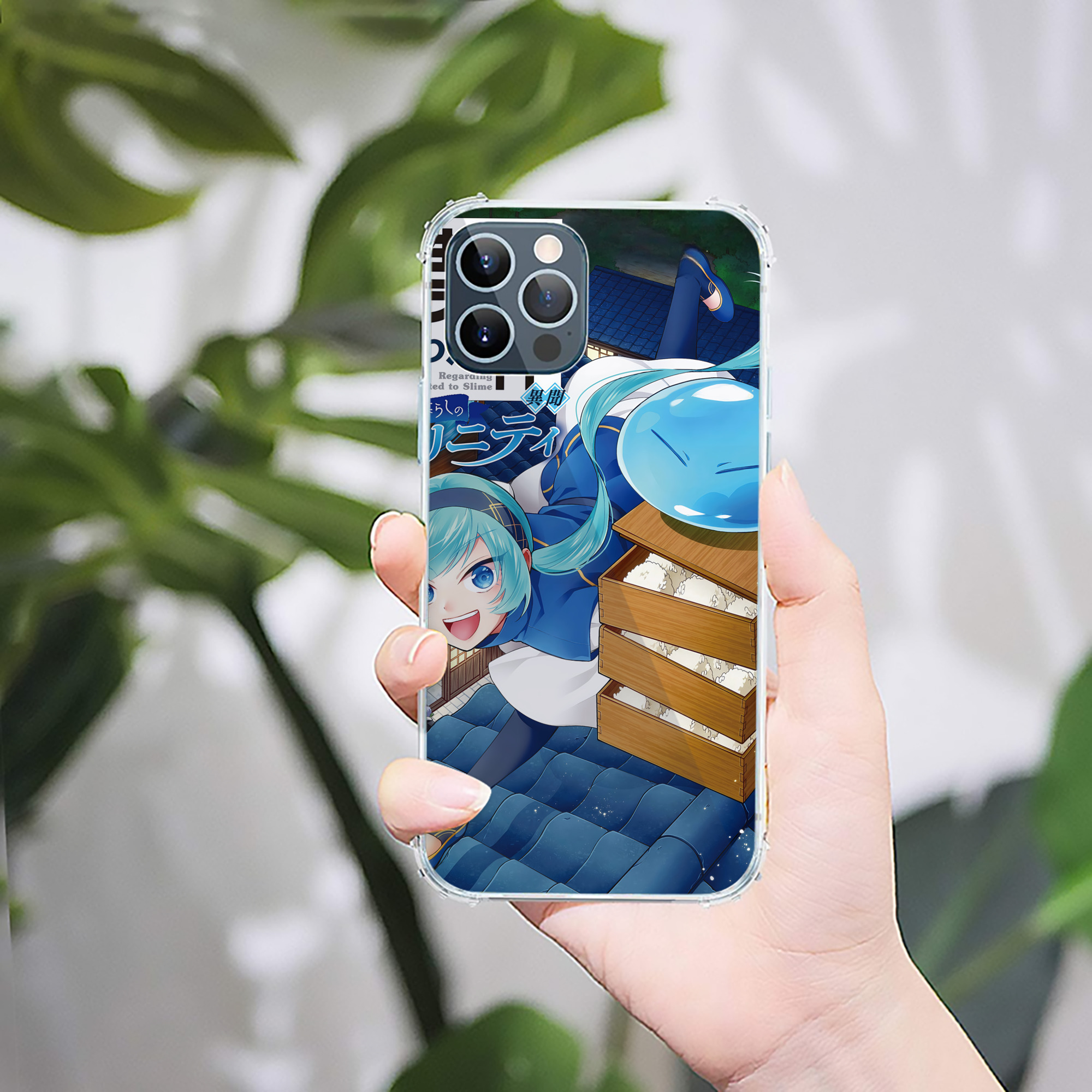 （画像用） 転スラ Regarding Reincarnated to Slime 【iPhone 12シリーズ対応】透明スマホケース（クリアソフトケース）